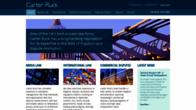 What Carter-ruck.com website looked like in 2019 (5 years ago)