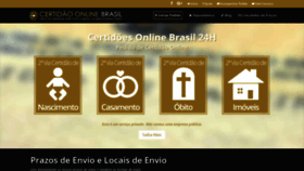 What Cartorioonlinebrasil24h.com.br website looked like in 2019 (5 years ago)