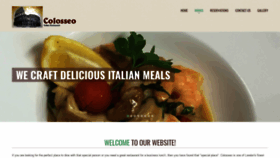 What Colosseorestaurant.co.uk website looked like in 2019 (5 years ago)
