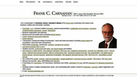 What Carnahanlaw.com website looked like in 2019 (5 years ago)