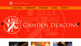 What Camdendeacon.org website looked like in 2019 (5 years ago)