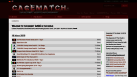 What Cagematch.net website looked like in 2019 (6 years ago)
