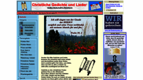 What Christliche-gedichte.de website looked like in 2019 (5 years ago)