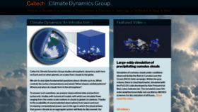 What Climate-dynamics.org website looked like in 2019 (5 years ago)