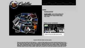 What Cadillac.cz website looked like in 2019 (5 years ago)