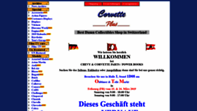 What Corvette-plus.ch website looked like in 2019 (5 years ago)