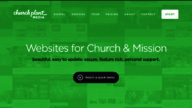 What Churchplantmedia.com website looked like in 2019 (5 years ago)