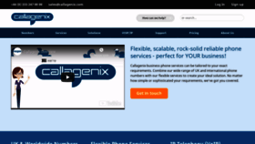 What Callagenix.com website looked like in 2019 (5 years ago)