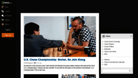 What Chessvibes.com website looked like in 2019 (5 years ago)