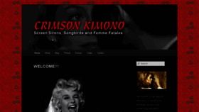 What Crimsonkimono.com website looked like in 2019 (5 years ago)