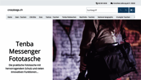 What Crazybags.ch website looked like in 2019 (5 years ago)
