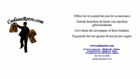 What Cadeauretro.com website looked like in 2019 (5 years ago)