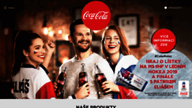 What Coca-cola.cz website looked like in 2019 (5 years ago)