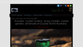 What Crystals.crystal-world.com website looked like in 2019 (5 years ago)