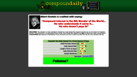 What Compoundaily.com website looked like in 2019 (7 years ago)