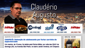 What Clauderioaugusto.com.br website looked like in 2019 (5 years ago)