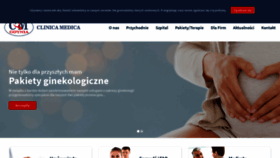 What Clinica-medica.pl website looked like in 2019 (5 years ago)
