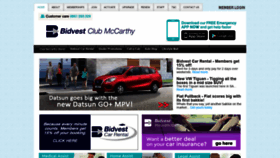 What Clubmccarthy.co.za website looked like in 2019 (5 years ago)