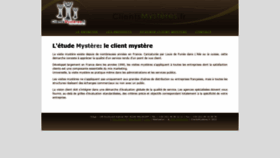 What Clientsmysteres.fr website looked like in 2019 (5 years ago)