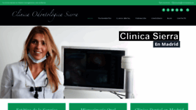 What Clinicasierra.es website looked like in 2019 (5 years ago)
