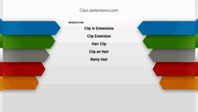What Clips-extensions.com website looked like in 2019 (5 years ago)