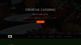 What Creativecateringonline.com website looked like in 2019 (5 years ago)