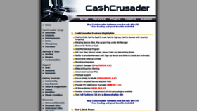 What Cashcrusadersoftware.com website looked like in 2019 (5 years ago)