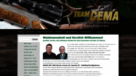 What Cema-waffen.de website looked like in 2019 (5 years ago)