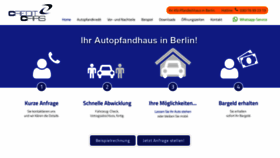 What Creditcars.de website looked like in 2019 (5 years ago)
