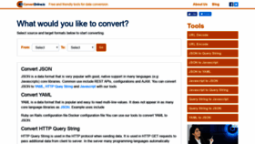 What Convertonline.io website looked like in 2019 (6 years ago)