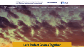 What Cruisewatch.com website looked like in 2019 (5 years ago)