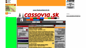 What Cassovia.sk website looked like in 2019 (5 years ago)