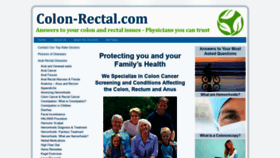 What Colon-rectal.com website looked like in 2019 (5 years ago)