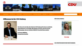 What Cdu-duisburg.de website looked like in 2019 (5 years ago)