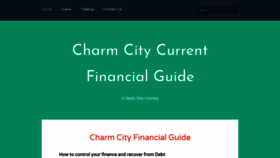 What Charmcitycurrent.com website looked like in 2019 (5 years ago)