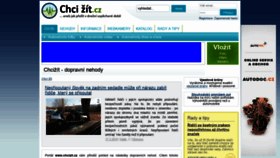 What Chcizit.cz website looked like in 2019 (5 years ago)