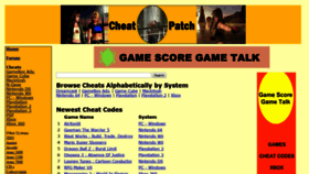 What Cheatpatch.com website looked like in 2019 (5 years ago)