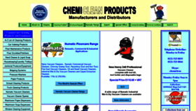 What Chemiclean.co.uk website looked like in 2019 (5 years ago)
