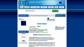 What Ciitresearch.org website looked like in 2019 (5 years ago)