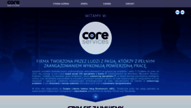 What Coreservices.pl website looked like in 2019 (5 years ago)