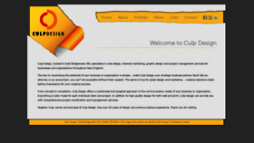 What Culpdesign.com website looked like in 2019 (5 years ago)