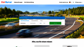 What Cargurus.de website looked like in 2019 (5 years ago)