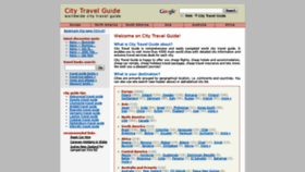 What City-travel-guide.co.uk website looked like in 2019 (5 years ago)