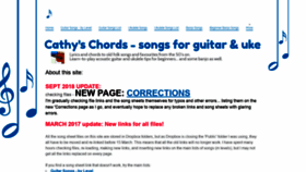 What Cathyschords.com website looked like in 2019 (5 years ago)