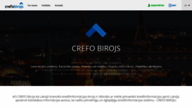 What Crefobirojs.lv website looked like in 2019 (5 years ago)