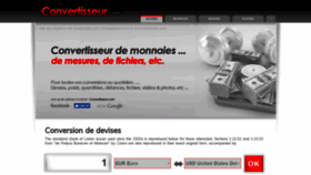 What Convertisseur.com website looked like in 2019 (5 years ago)