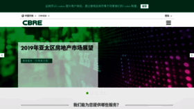 What Cbre.com.cn website looked like in 2019 (5 years ago)
