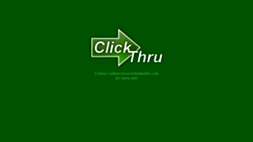 What Clickthru.net website looked like in 2019 (5 years ago)