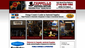 What Cappellojanitorialsuppliesinc.com website looked like in 2019 (5 years ago)