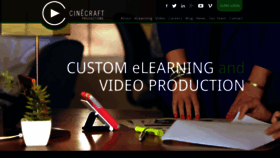 What Cinecraft.com website looked like in 2019 (5 years ago)